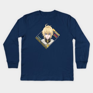 Mikaela Hyakuya Kids Long Sleeve T-Shirt